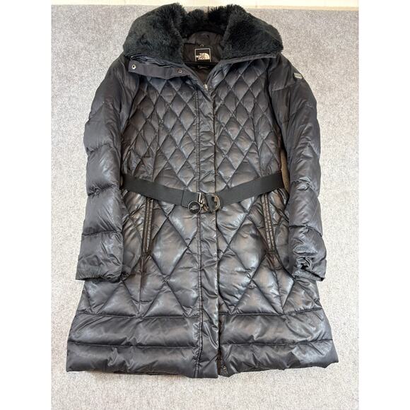 The North Face Jackets & Blazers - The North Face Apres Parkina Puffer Jacket Womens Black Quilted Down Coat Medium